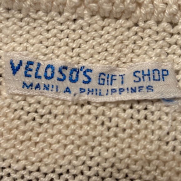 Vintage Veloso’s Gift Shop Philippines Crocheted 2 Piece Top and Skirt Set - Picture 6 of 7